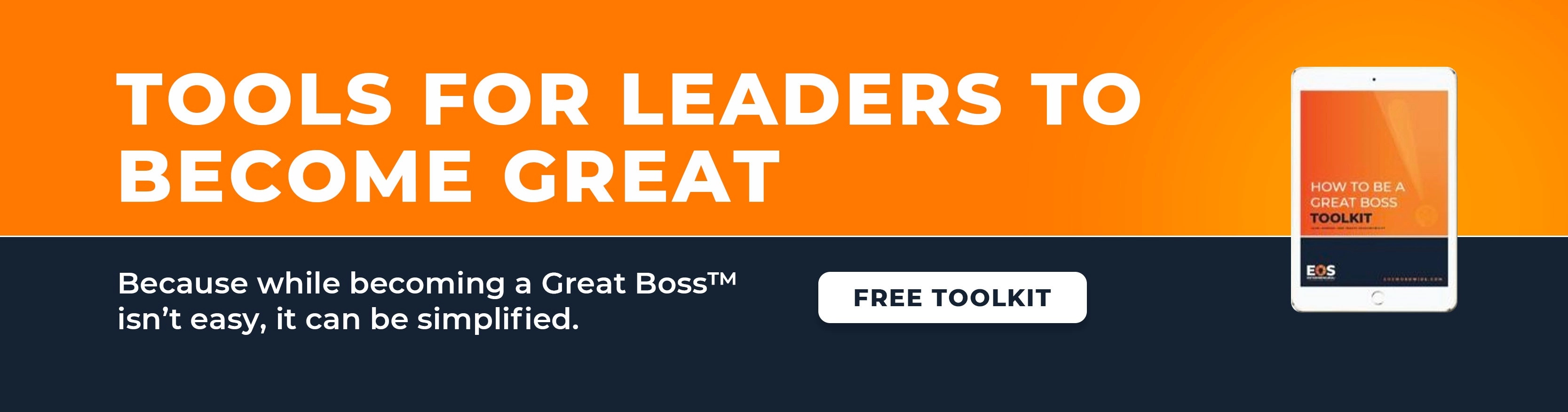 download the how to be a great boss toolkit