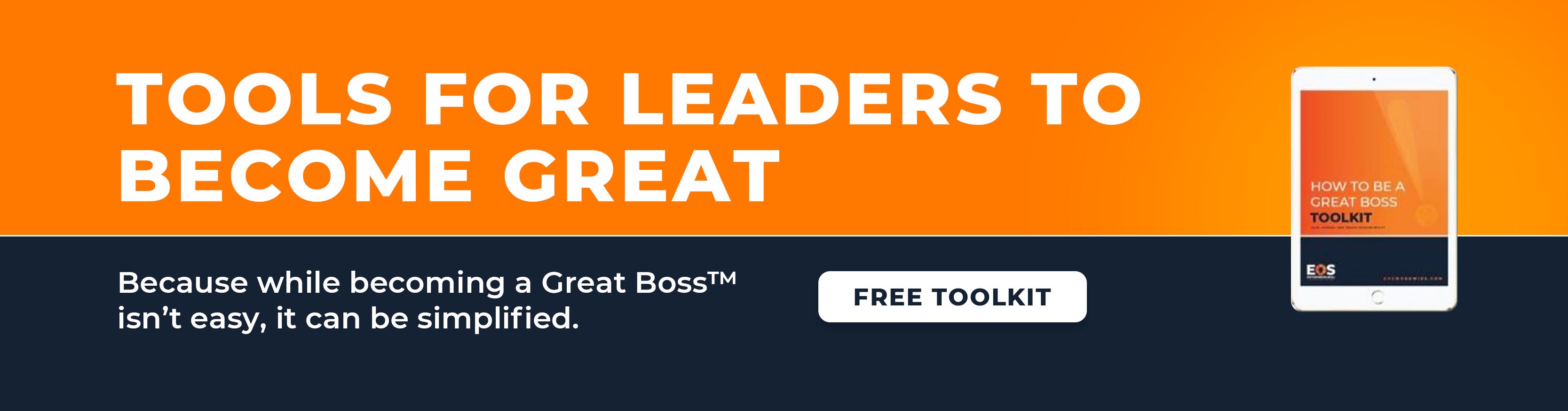 download the how to be a great boss toolkit