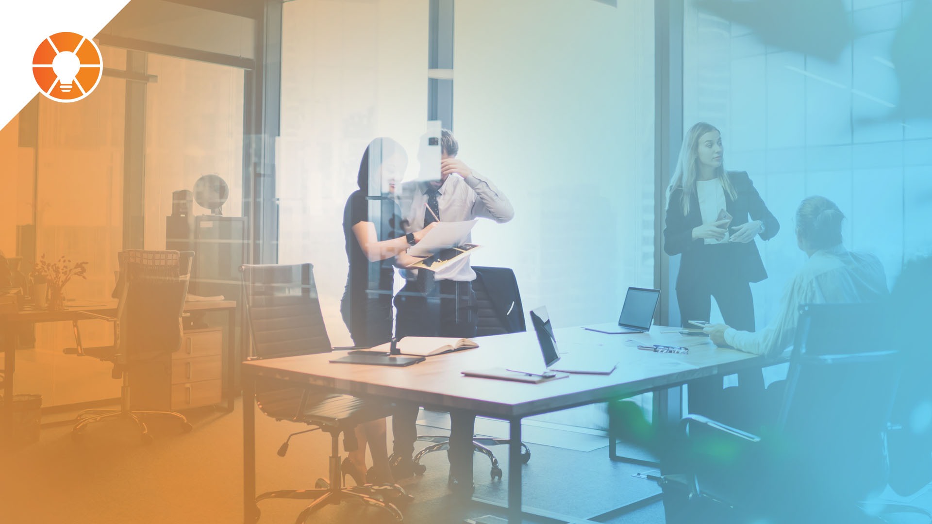 Entrepreneurs review productivity data