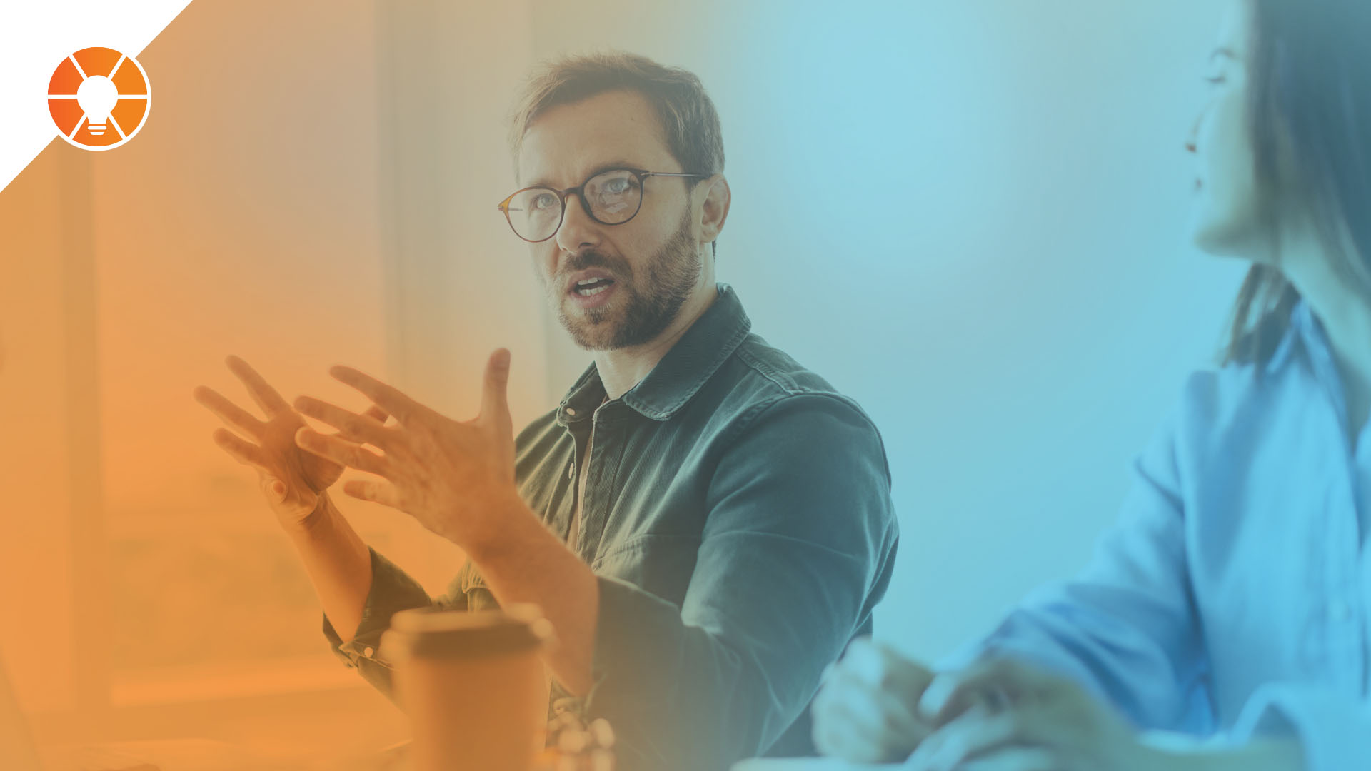 An entrepreneur leads a Level 10 Meeting with their team.