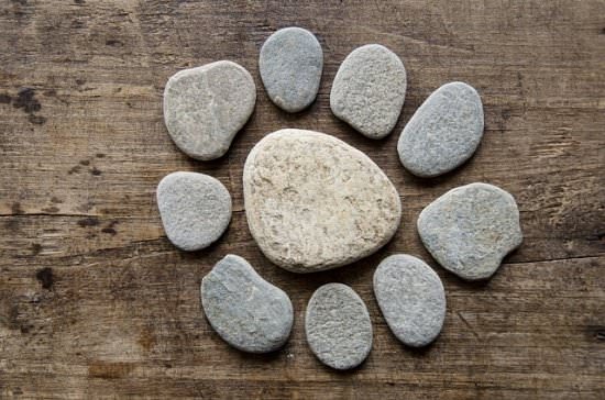Circle of rocks