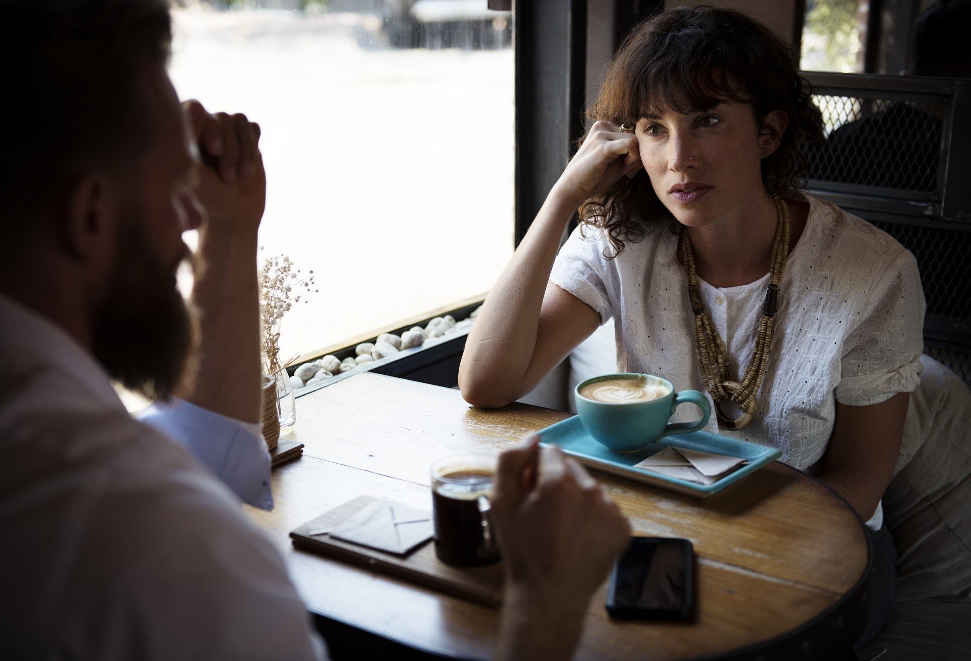 discussion over coffee