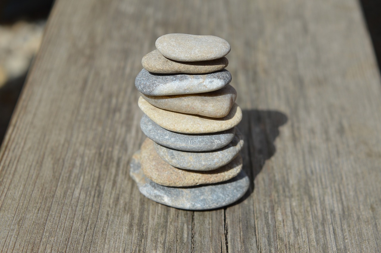 Stacked rocks