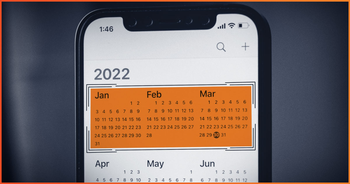 Mobile calendar