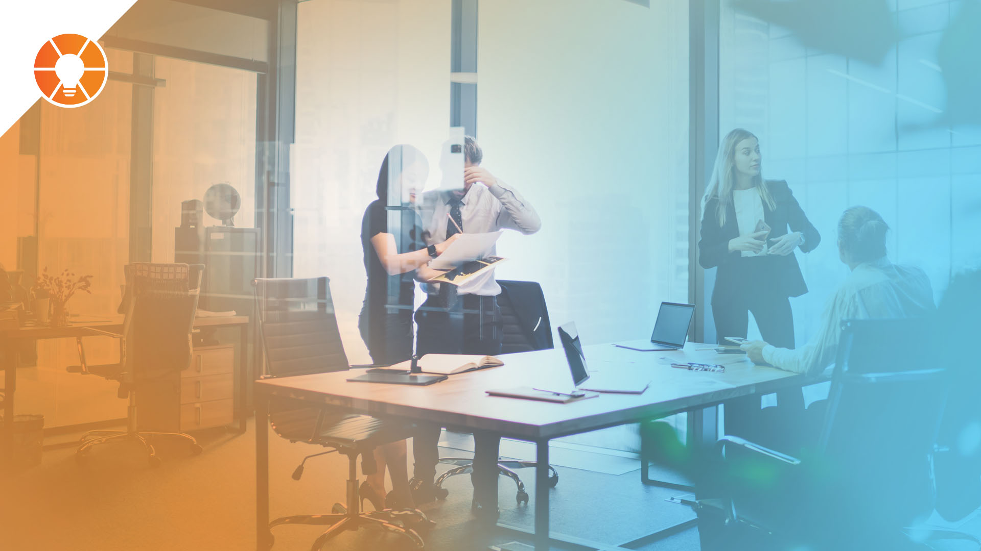 Entrepreneurs review productivity data