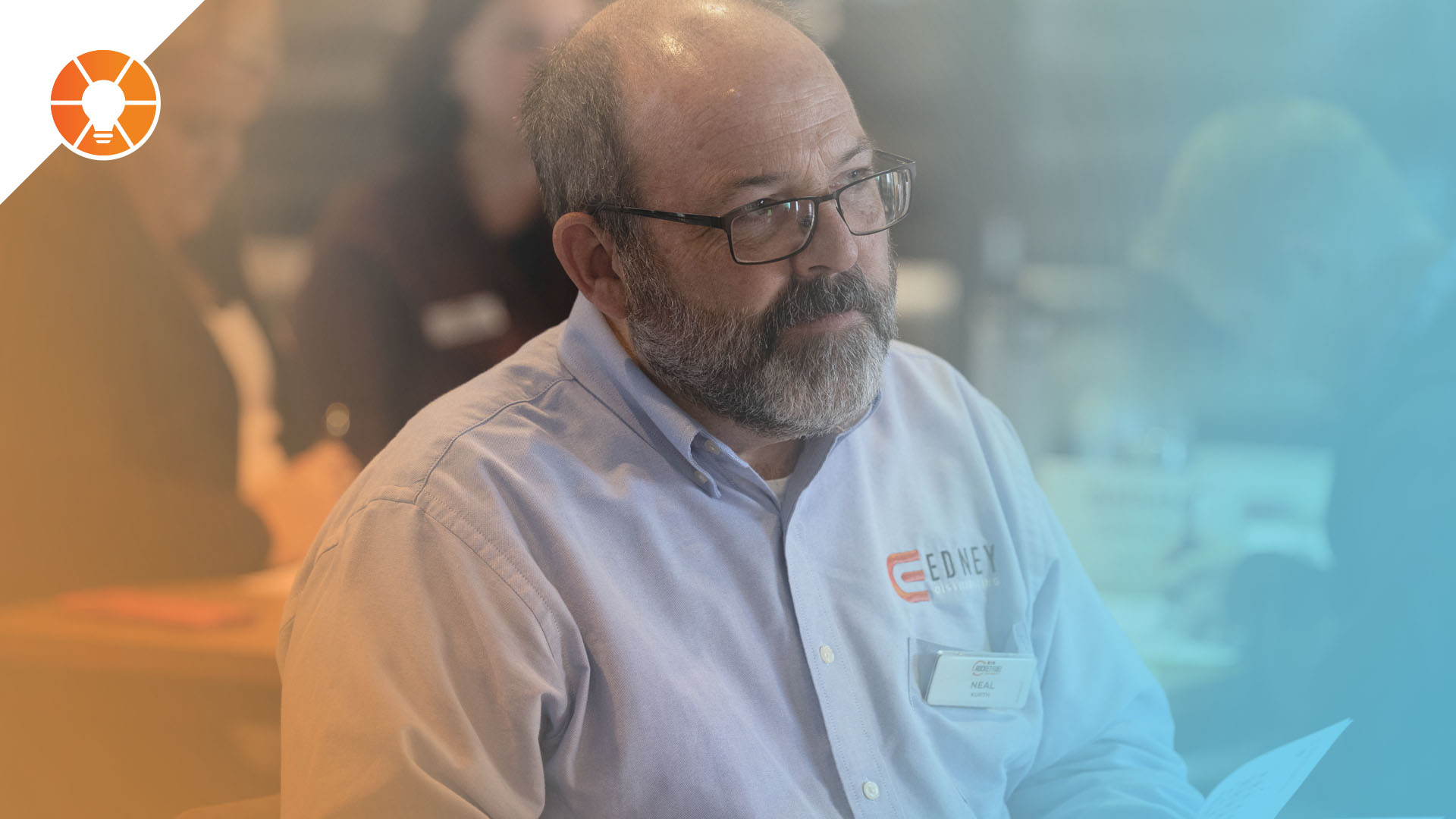 An entrepreneur at a EOS-based State of the Company meeting